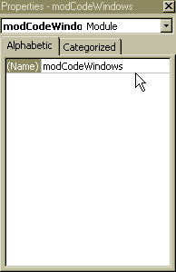 screenshot of Project Properties window